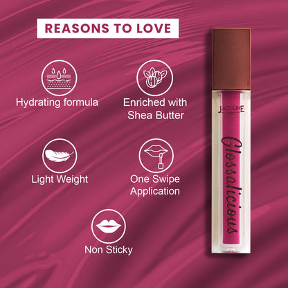 Jaquline USA Glossalicious Lip Gloss Berry Glo 3.5 ml