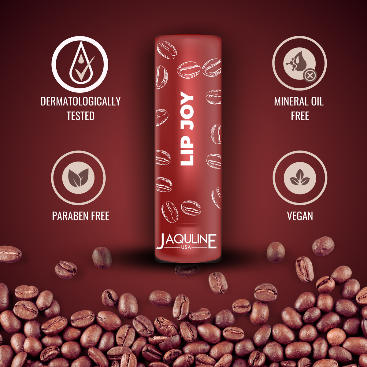Jaquline USA LipJoy LipBalm 4.5g CoffeeCraze