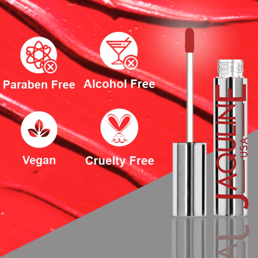 Jaquline USA RIZZ Quirky Rizz Liquid Lipstick Glossy Matte, Long Lasting Formula-3.5ml