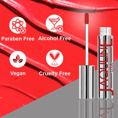 Jaquline USA RIZZ Quirky Rizz Liquid Lipstick Glossy Matte, Long Lasting Formula-3.5ml