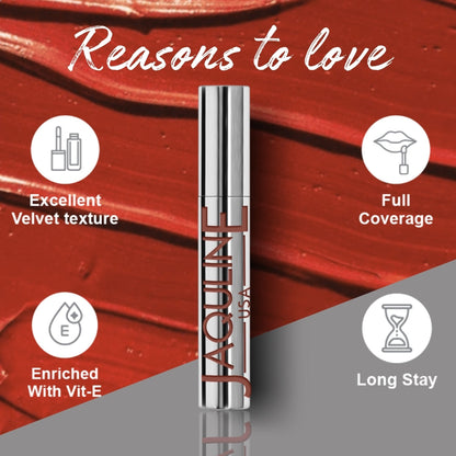 Jaquline USA RIZZ Super Rizz Liquid Lipstick Glossy Matte, Long Lasting Formula-3.5ml