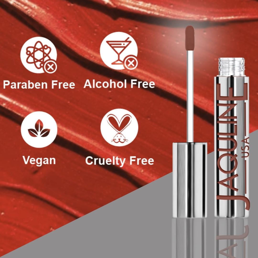 Jaquline USA RIZZ Super Rizz Liquid Lipstick Glossy Matte, Long Lasting Formula-3.5ml
