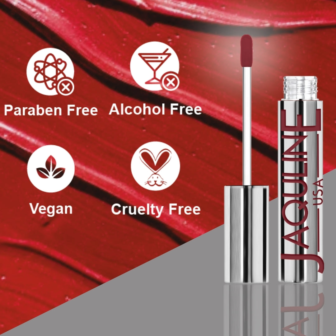 Jaquline USA RIZZ Game rizz Liquid Lipstick Glossy Matte, Long Lasting Formula-3.5ml
