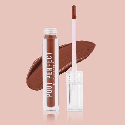 Jaquline USA Pout Perfect Lip Souffle, long lasting Liquid Lipstick, Matte Finish & Smooth Texture, Transfer Proof & Enriched