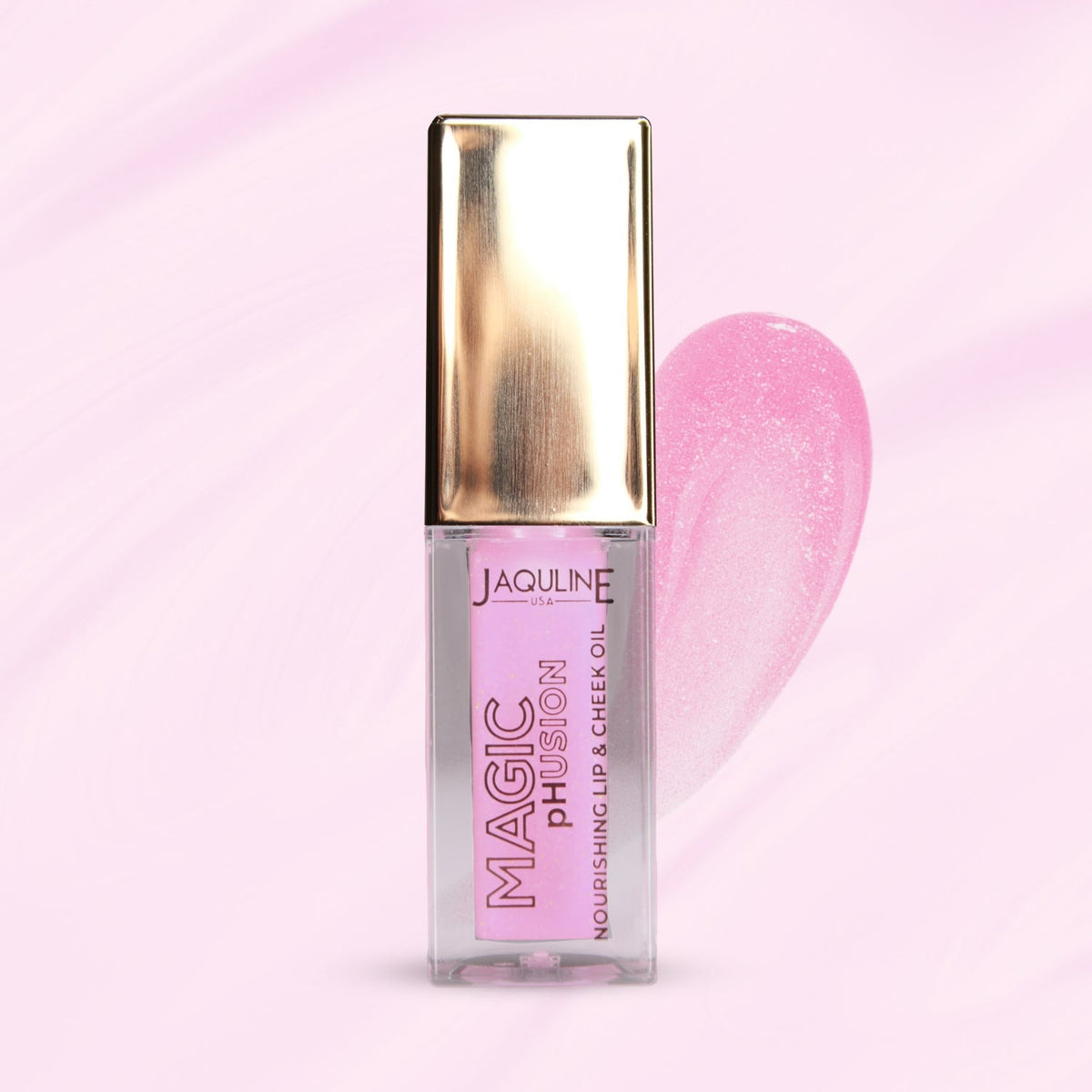Jaquline USA Magic Phusion lip & Cheek oil, Long Lasting Nourishment Non-Sticky & glossy Heals & Moisturizes Lips Celestial C