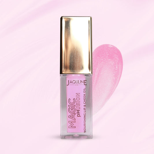 Jaquline USA Magic Phusion lip & Cheek oil, Long Lasting Nourishment Non-Sticky & glossy Heals & Moisturizes Lips Celestial C