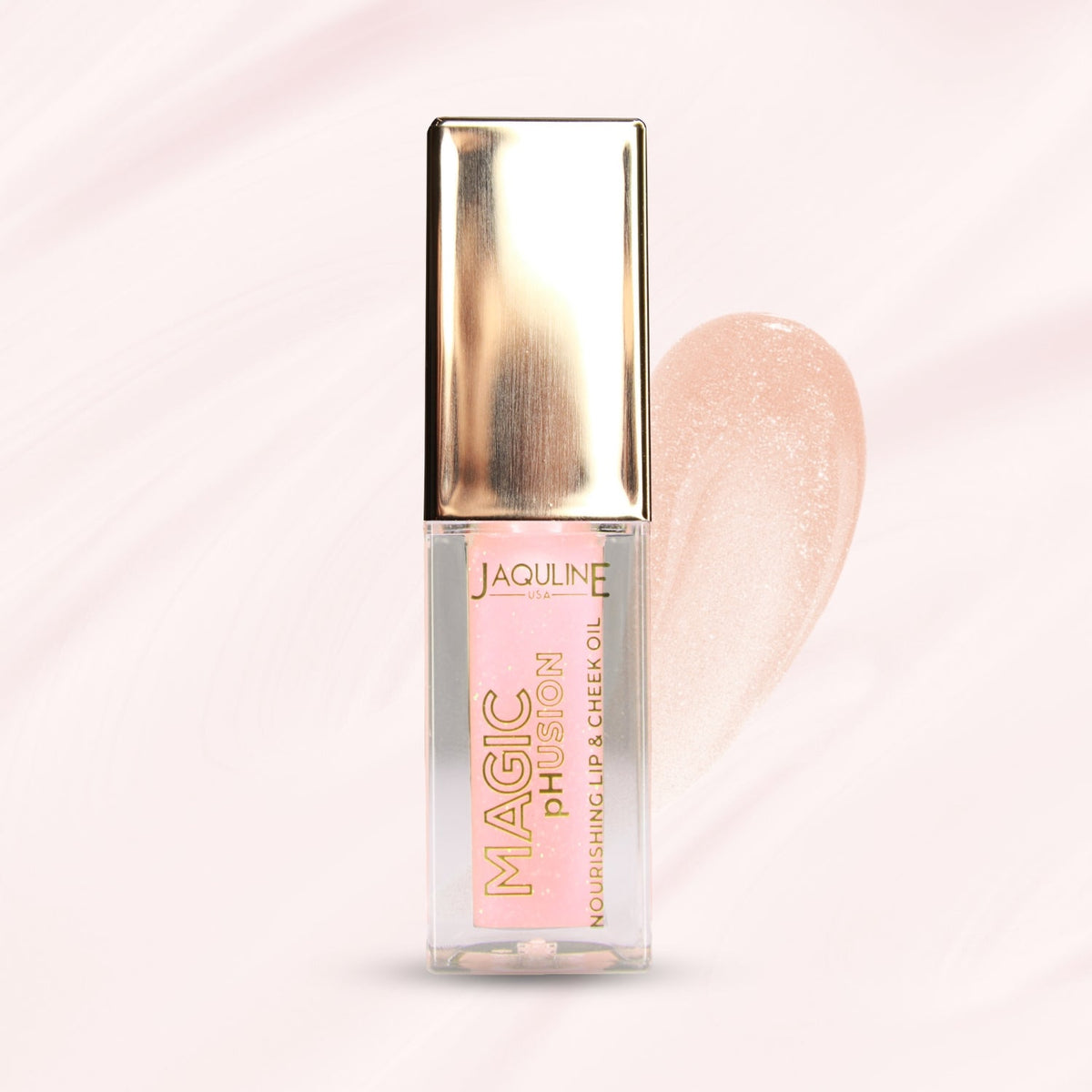 Jaquline USA Magic Phusion lip & Cheek oil, Long Lasting Nourishment Non-Sticky & glossy Heals & Moisturizes Lips Shining Sta