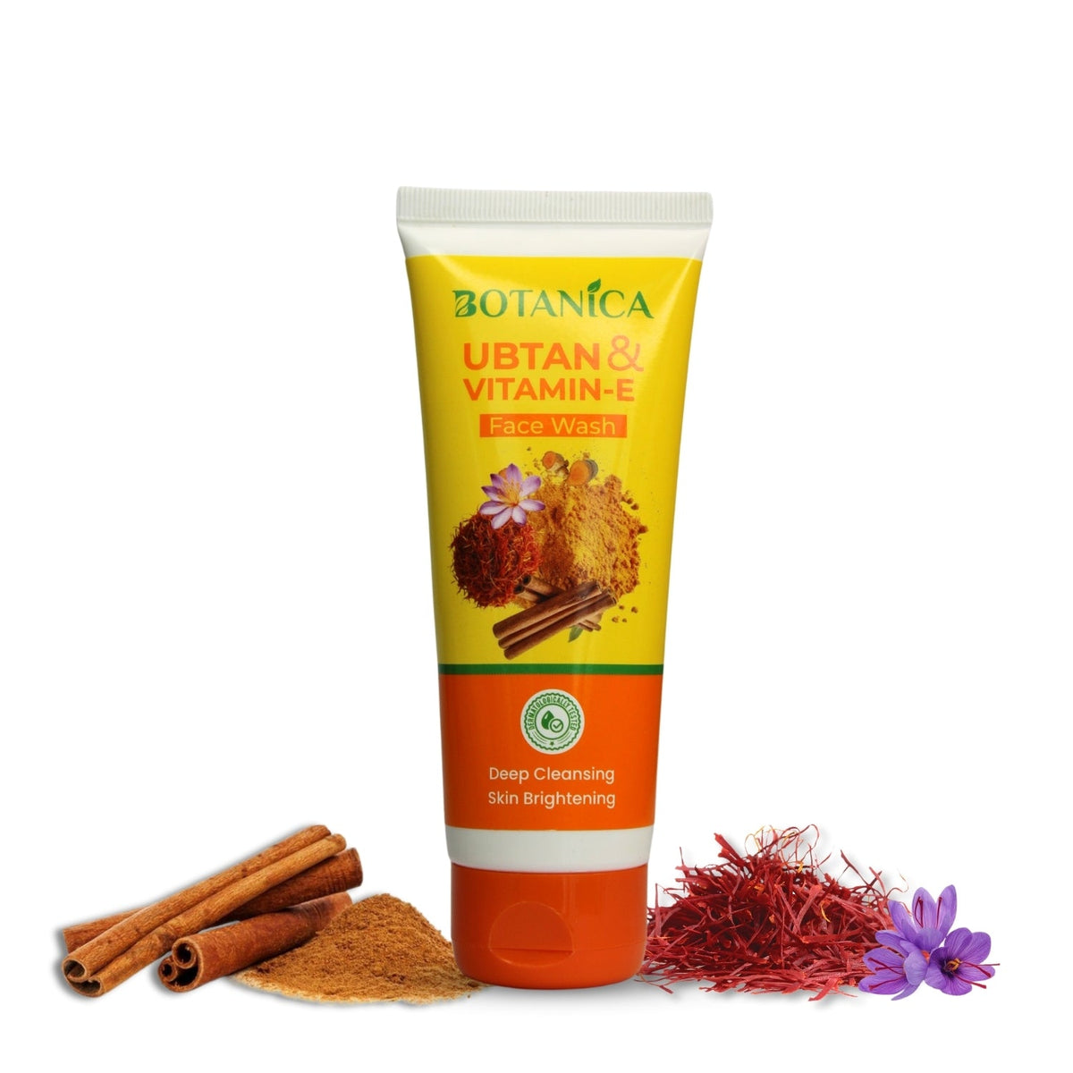 BOTANICA Ubtan & Vitamin-E Glow skin care kit | Facewash Scrub Mask Day Cream Night Cream | Hydrating Brightening Skin care K