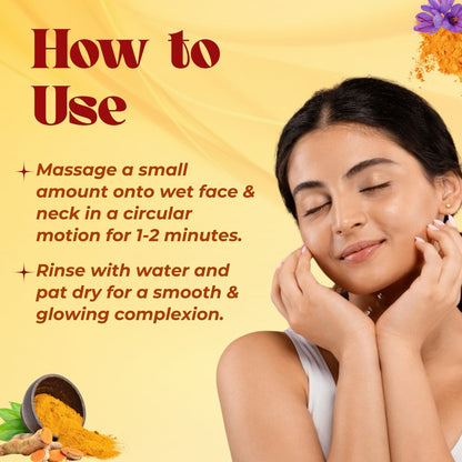 BOTANICA Ubtan & Vitamin E Face scrub- Exfoliates Skin, Promotes Skin healing and Smooth in Texture, 100g