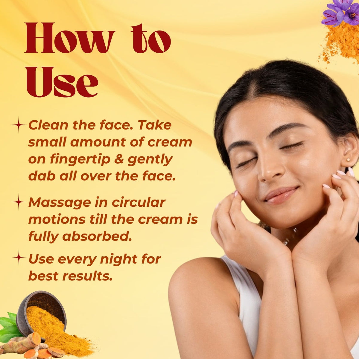 BOTANICA Ubtan & Vitamin E Night Cream - Lightweight, Skin Brightening Cream, Infused with Niacinamide and Sandalwood Extract