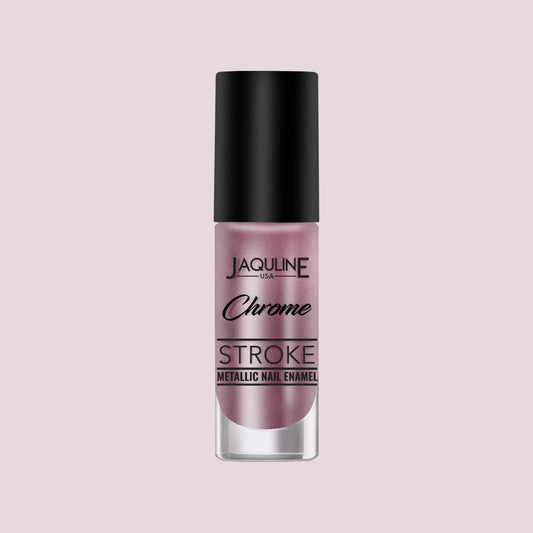 Jaquline USA Chrome Stroke Nail Polish, Intense Metallic Finish, Long Lasting, Intense Shine - Hyper Pink 01