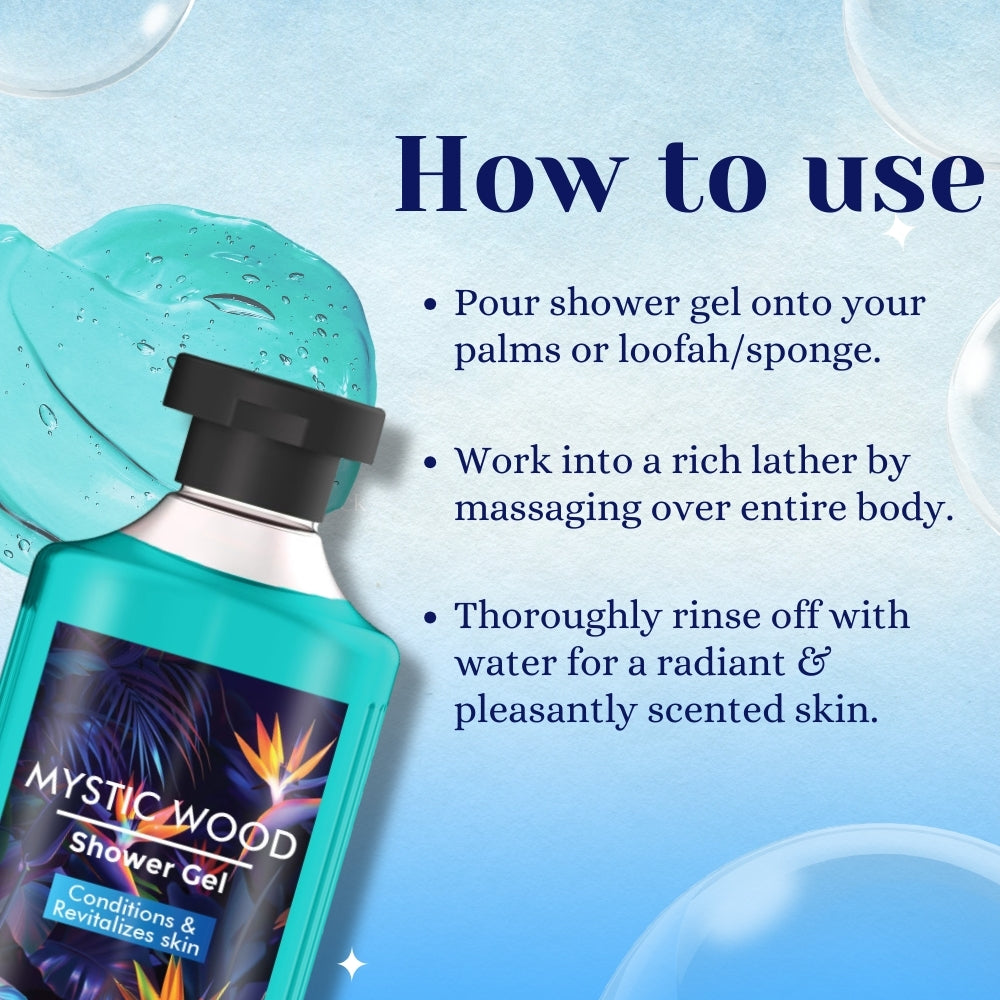 London Notes Shower Gel-250ml Mystic Wood