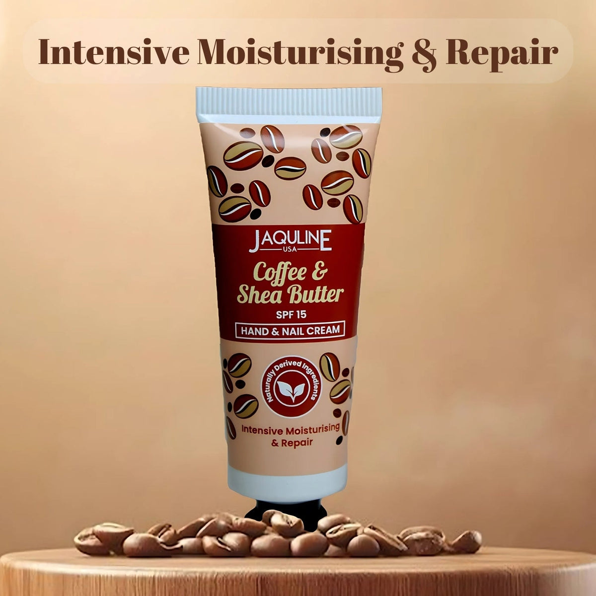 Jaquline USA Coffee & Shea Butter Hand cream- Nourishes hand, makes hand soft & supple, prevents dryness and hydrate skin-30g