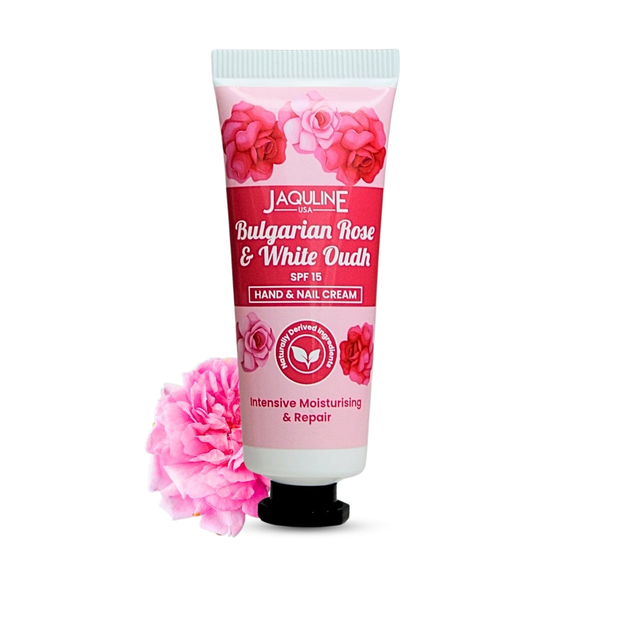 Jaquline USA Bulgarian Rose & White Oudh Hand cream- Nourishes hand, makes hand soft & supple, prevents dryness and hydrate s