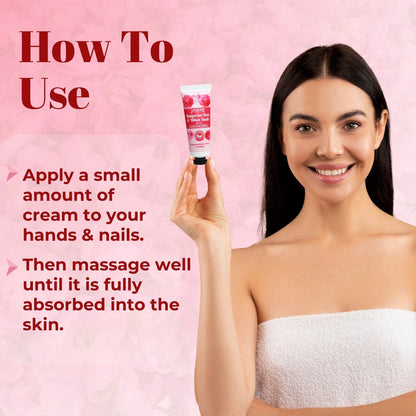 Jaquline USA Bulgarian Rose & White Oudh Hand cream- Nourishes hand, makes hand soft & supple, prevents dryness and hydrate s