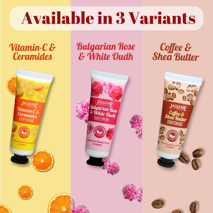 Jaquline USA Vit-C & Ceramides Foot Cream-Provides Intensive Moisturization, heals cracked heels, makes feet soft & supple-30