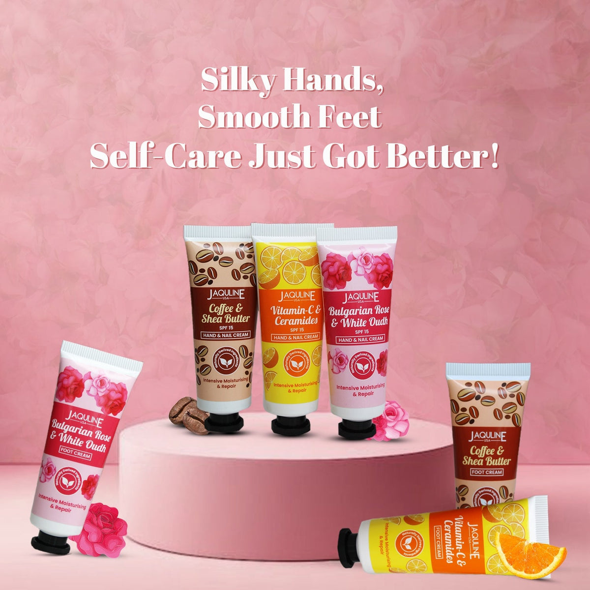 Jaquline USA Vit-C & Ceramides Foot Cream-Provides Intensive Moisturization, heals cracked heels, makes feet soft & supple-30