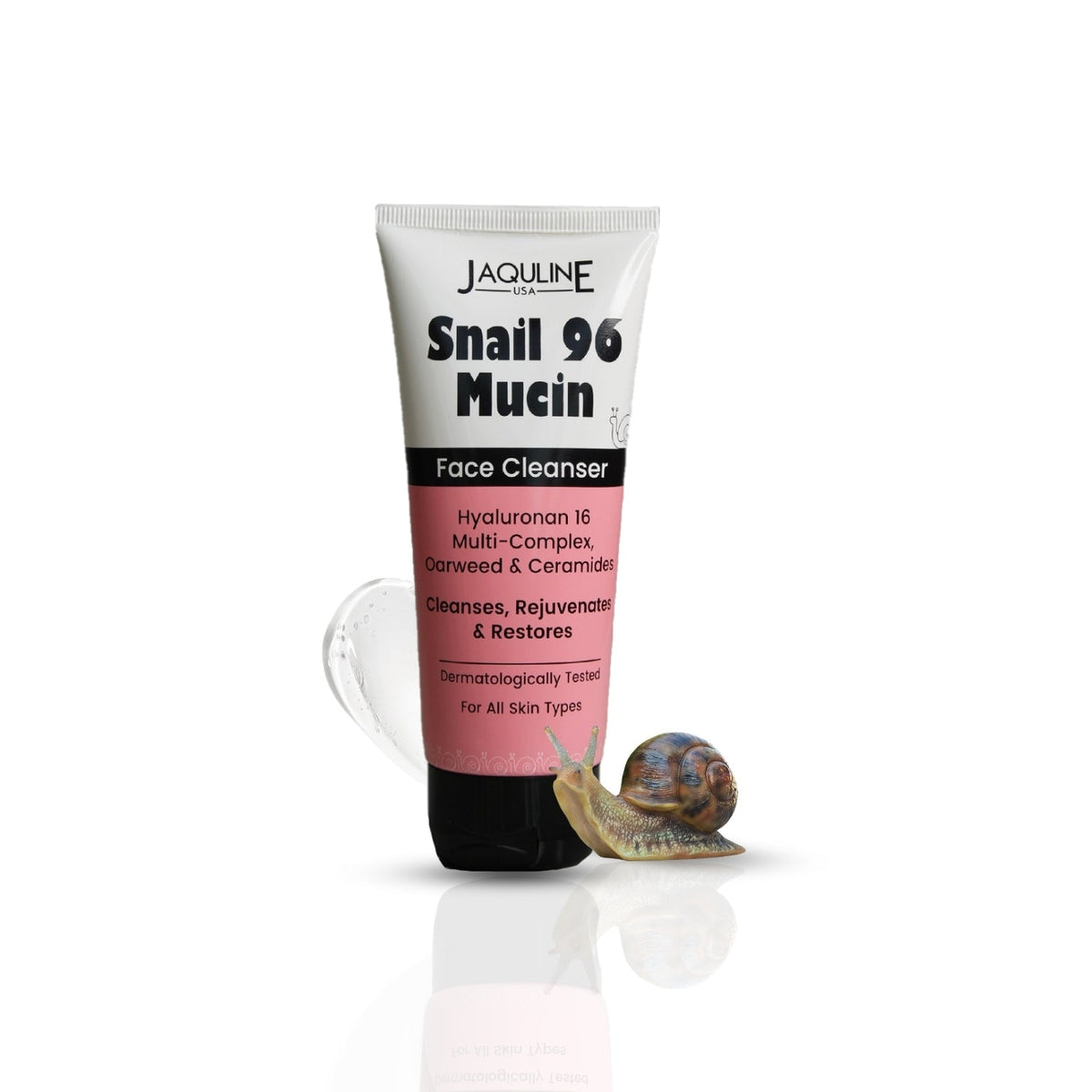 JAQULINE USA Snail Mucin Radiance & Hydration skin care kit | Face Cleanser, Power Serum & Moisturizer Set | Hydrating Face C