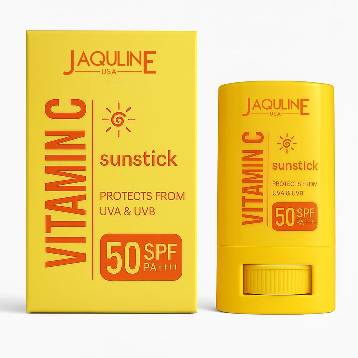 Jaquline USA Vitamin C Sunstick 20G |SPF 50 & PA++++| with non-greasy
