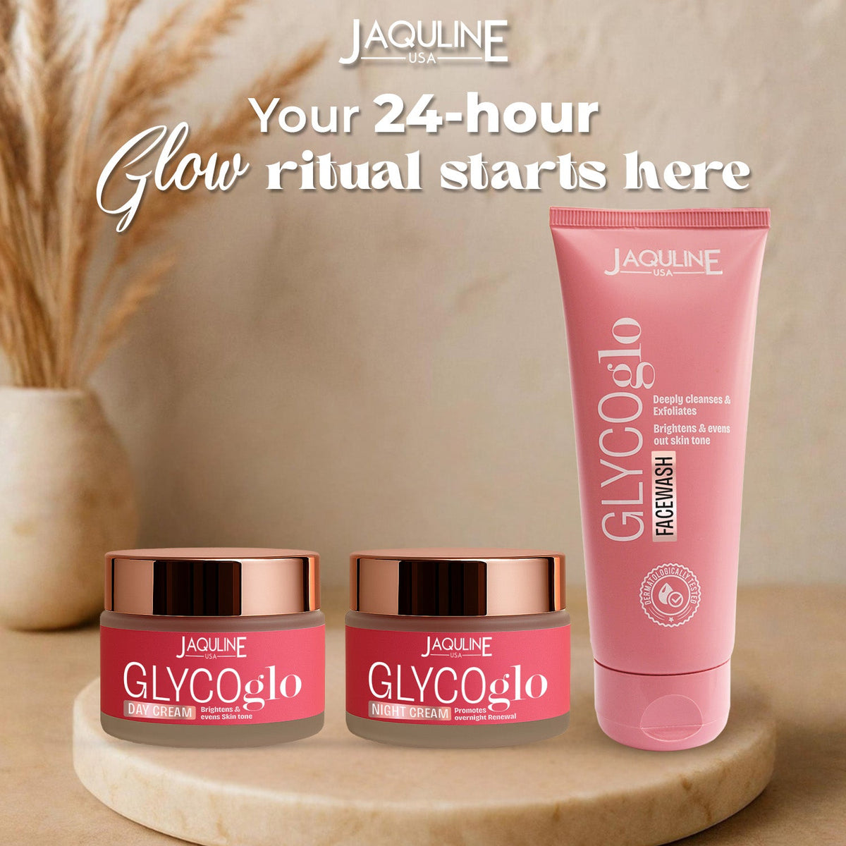 Jaquline USA Glycoglo Facewash 100ml