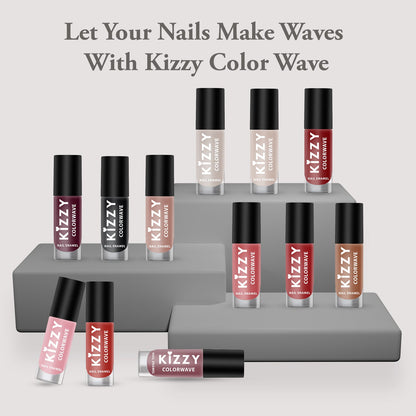 Jaquline USA Kizzy Color wave-Rich Pigmentation, Long-Lasting Wear, Smooth & glossy finish-Earthy Angle 01