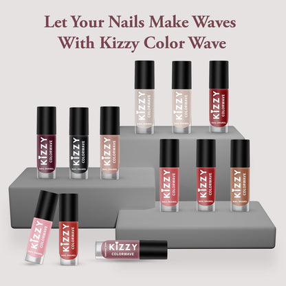 Jaquline USA Kizzy Color wave- Rich Pigmentation, Long-Lasting Wear, Smooth & glossy finish-Burnt Romance 06