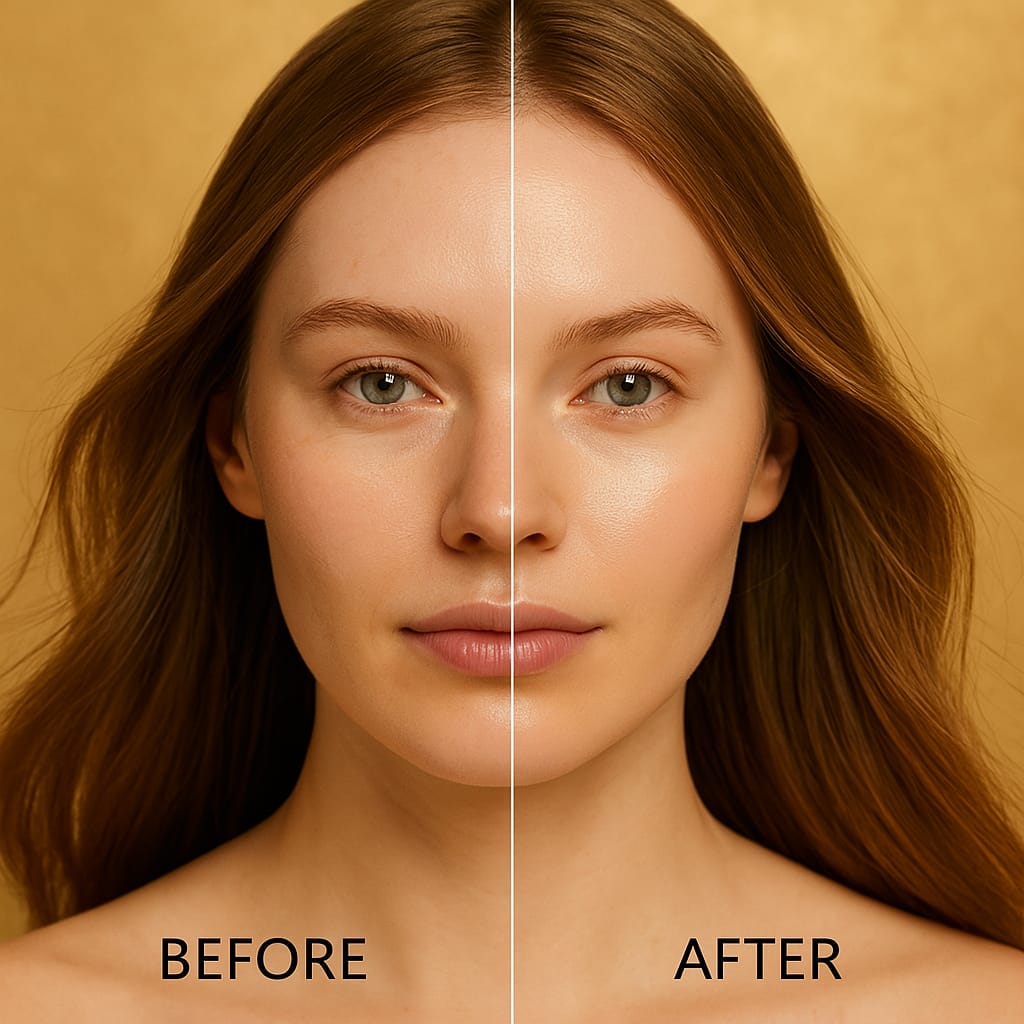 Jaquline USA Lumi Glo Strobe Cream Golden Glo 30g | 3-in-1 Multipurpose Highlighter with Hyaluronic Acid