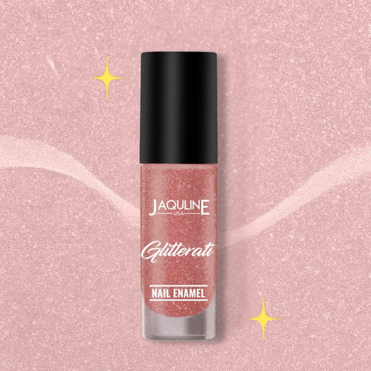 Jaquline USA Glitterati Nail Enamel, High- Impact glitter, Shimmery effect, multi-dimensional shine, Solar Flare 05