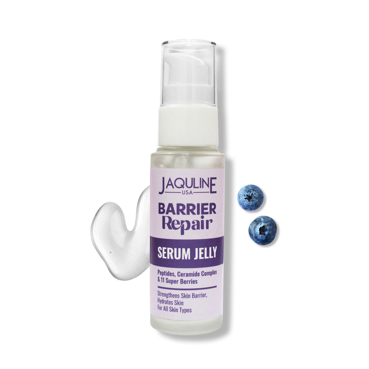 JAQULINE USA Barrier Repair Total Skin Care Kit | Serum Jelly, Sunscreen, Gentle Face Cleanser, Total Care Moisturiser | Stre