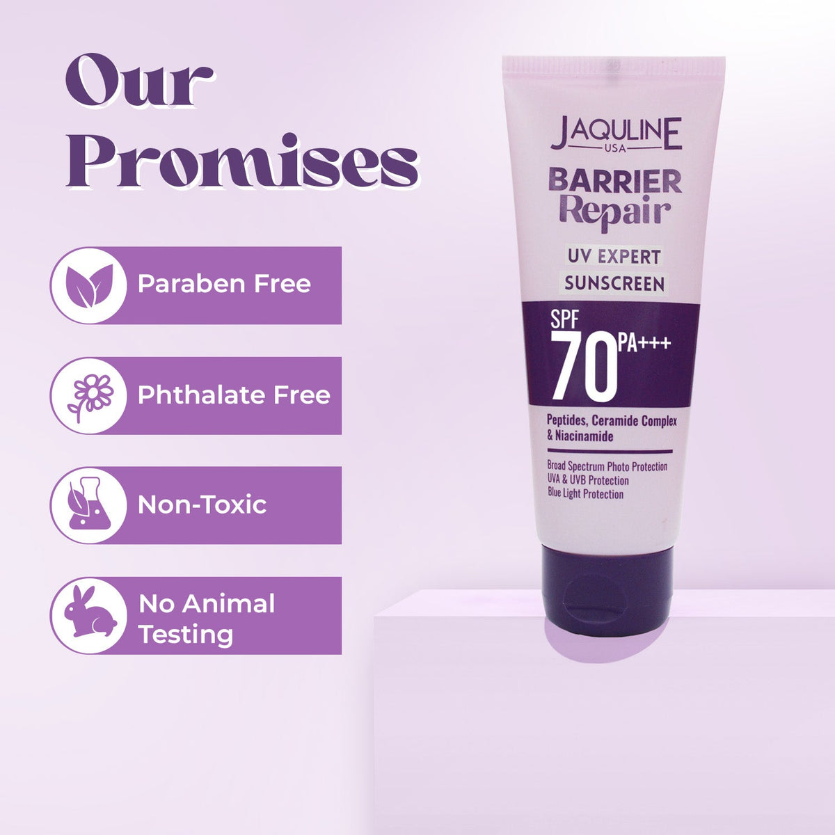 Jaquline USA Barrier Repair Sunscreen SPF 70 (50 g)