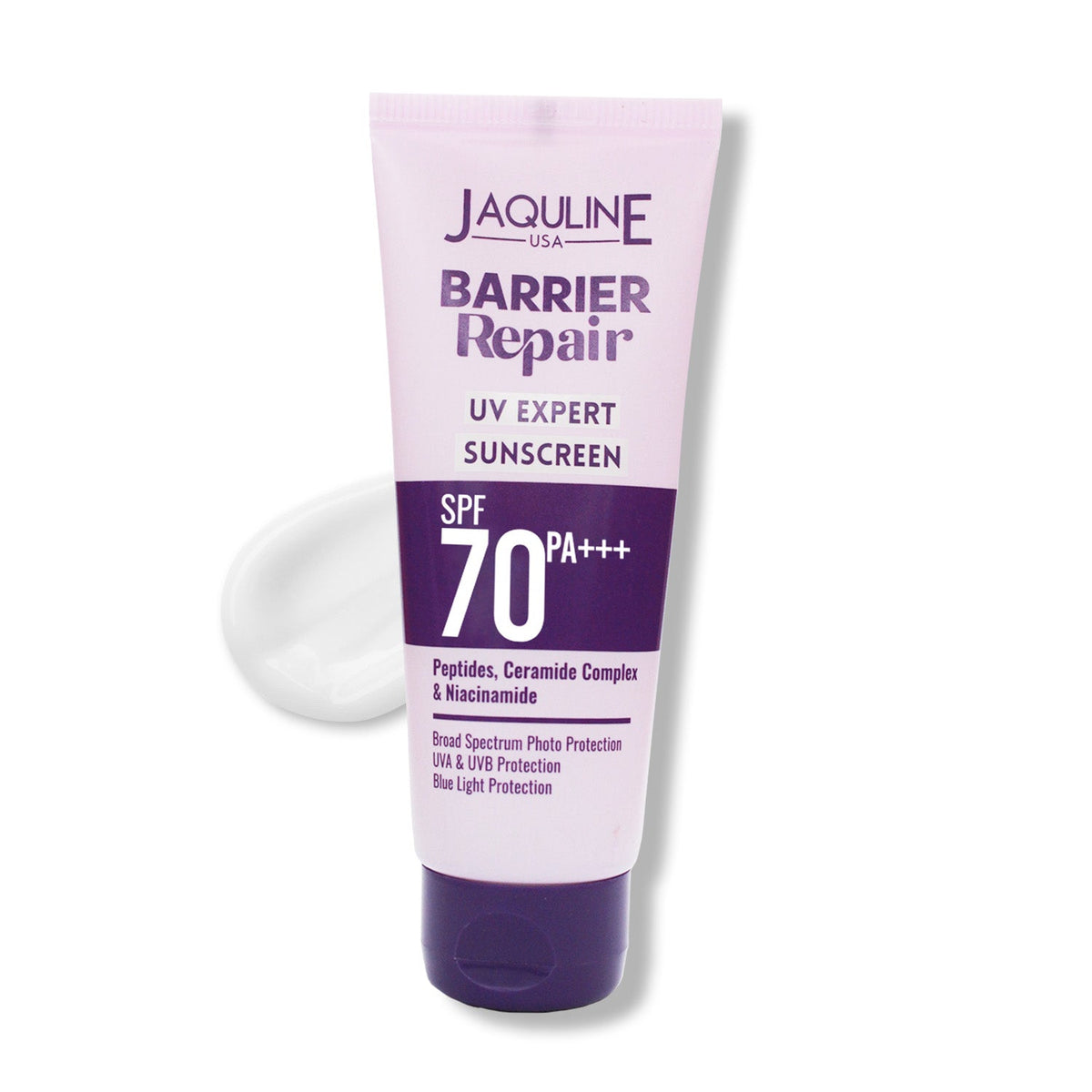 JAQULINE USA Barrier Repair Total Skin Care Kit | Serum Jelly, Sunscreen, Gentle Face Cleanser, Total Care Moisturiser | Stre