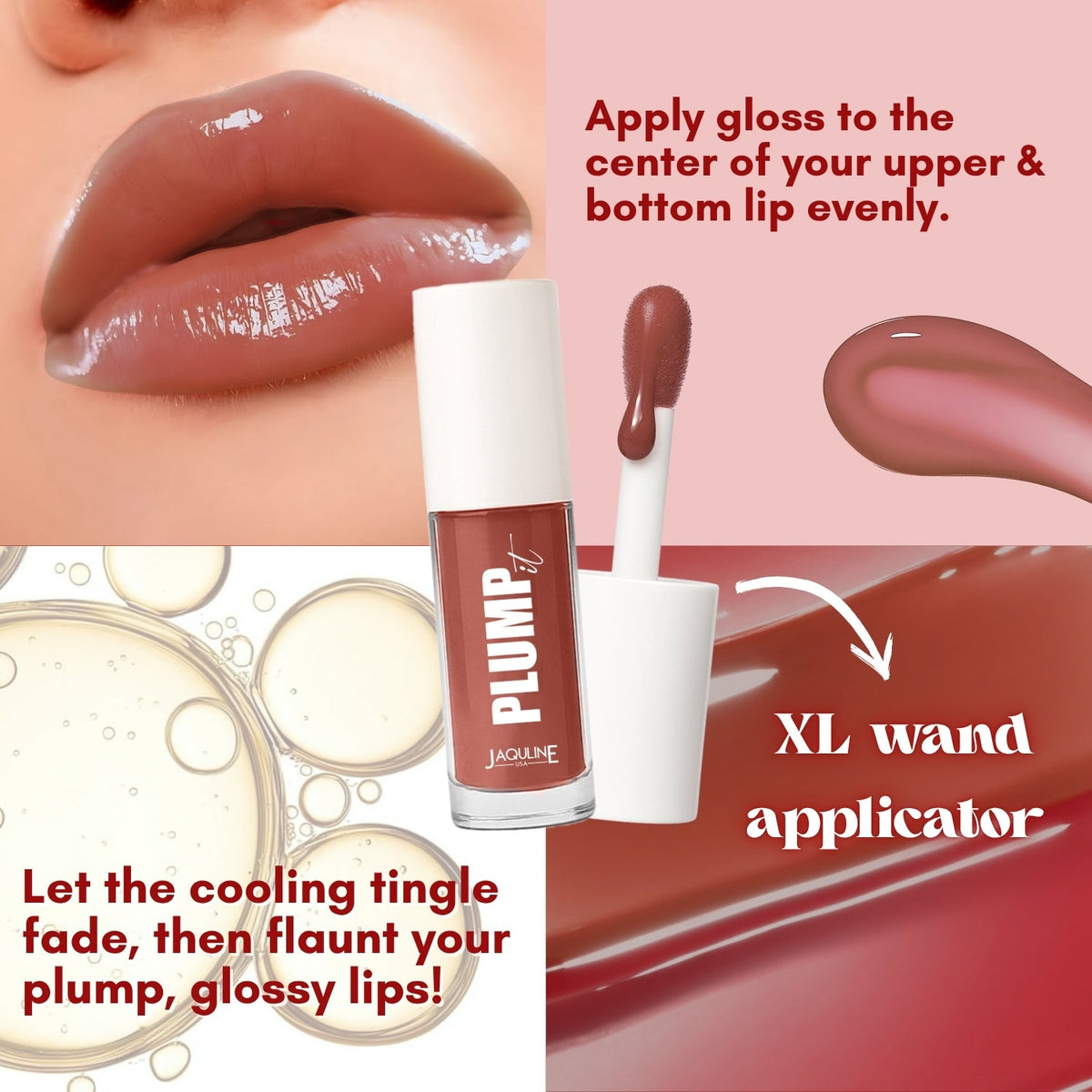Jaquline USA Plump It Lip Volumizer (3.5 ml) Mocha Magic 04