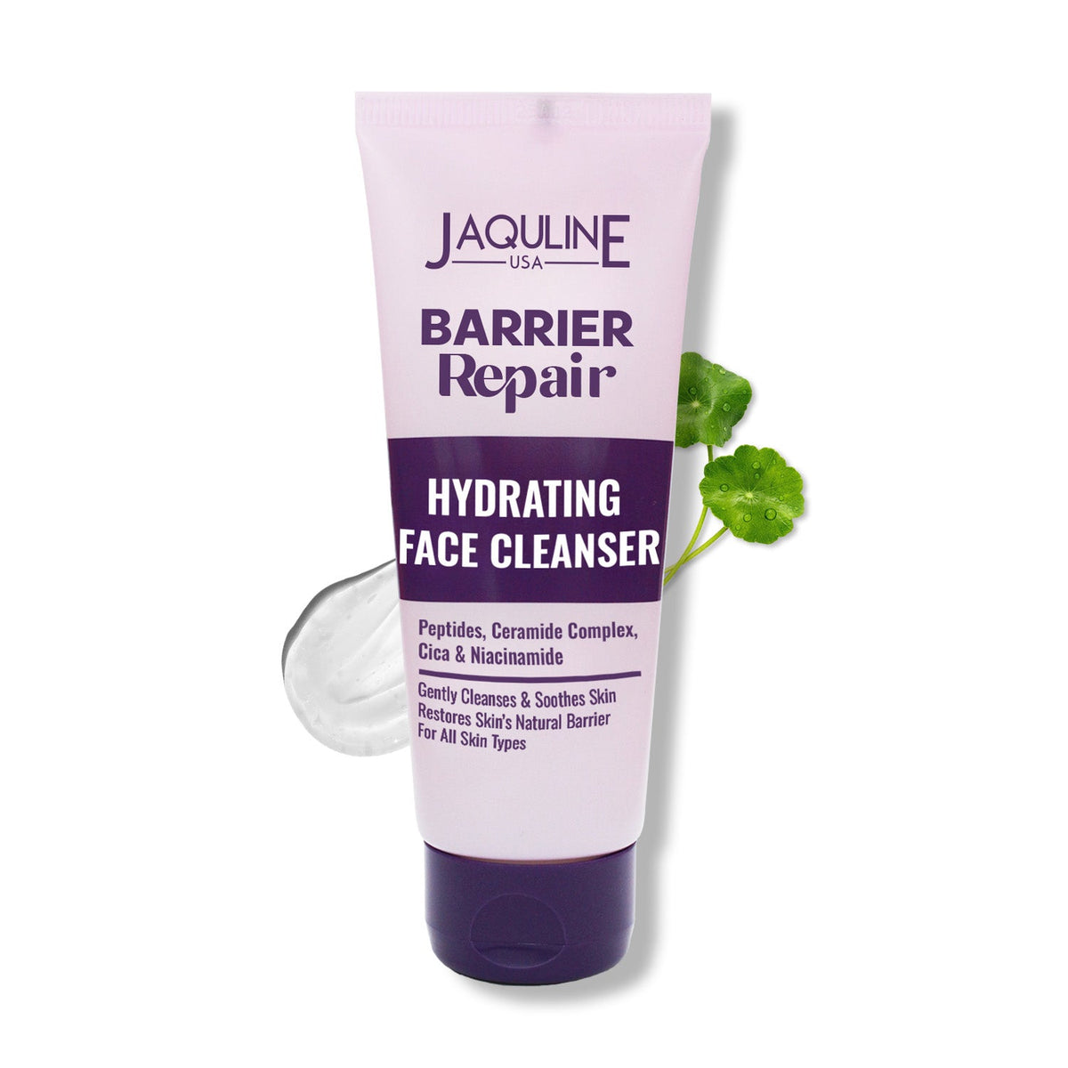 JAQULINE USA Barrier Repair Total Skin Care Kit | Serum Jelly, Sunscreen, Gentle Face Cleanser, Total Care Moisturiser | Stre