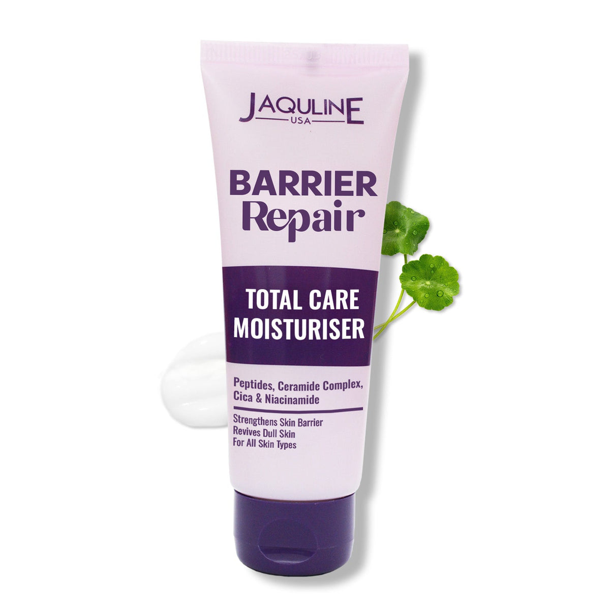 JAQULINE USA Barrier Repair Total Skin Care Kit | Serum Jelly, Sunscreen, Gentle Face Cleanser, Total Care Moisturiser | Stre