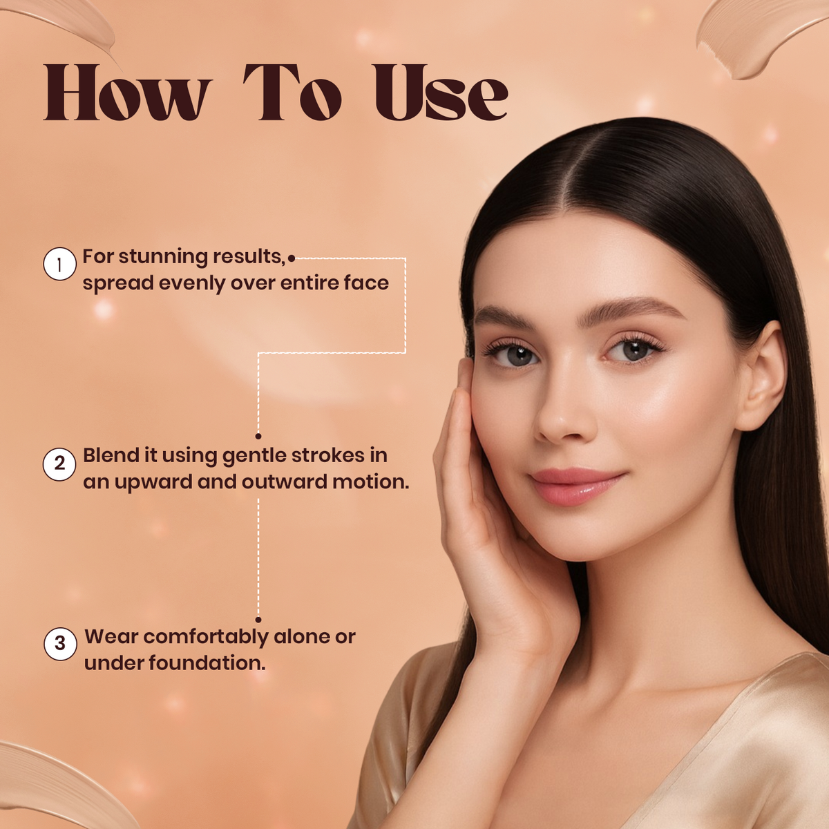 Jaquline USA CC Serum Tint 30g Hydrating Tinted Serum with SPF, Niacinamide & Hyaluronic Acid, Honey 02