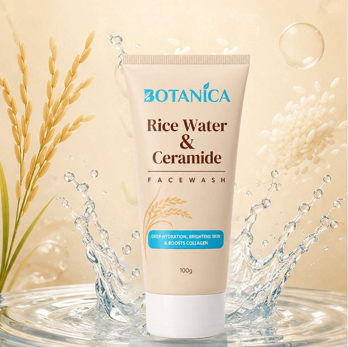 BOTANICA Rice Water & Ceramide Facewash