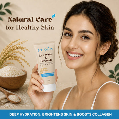  BOTANICA Rice Water & Ceramide Facewash