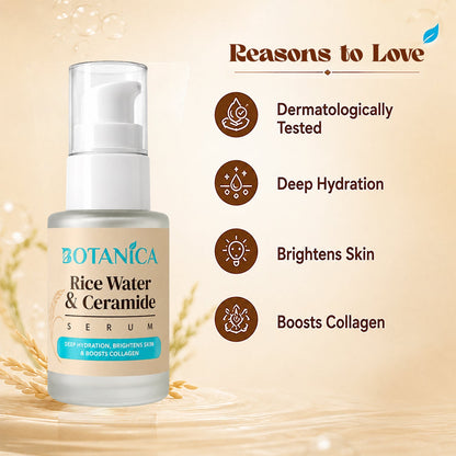 BOTANICA Rice Water & Ceramide Face Serum