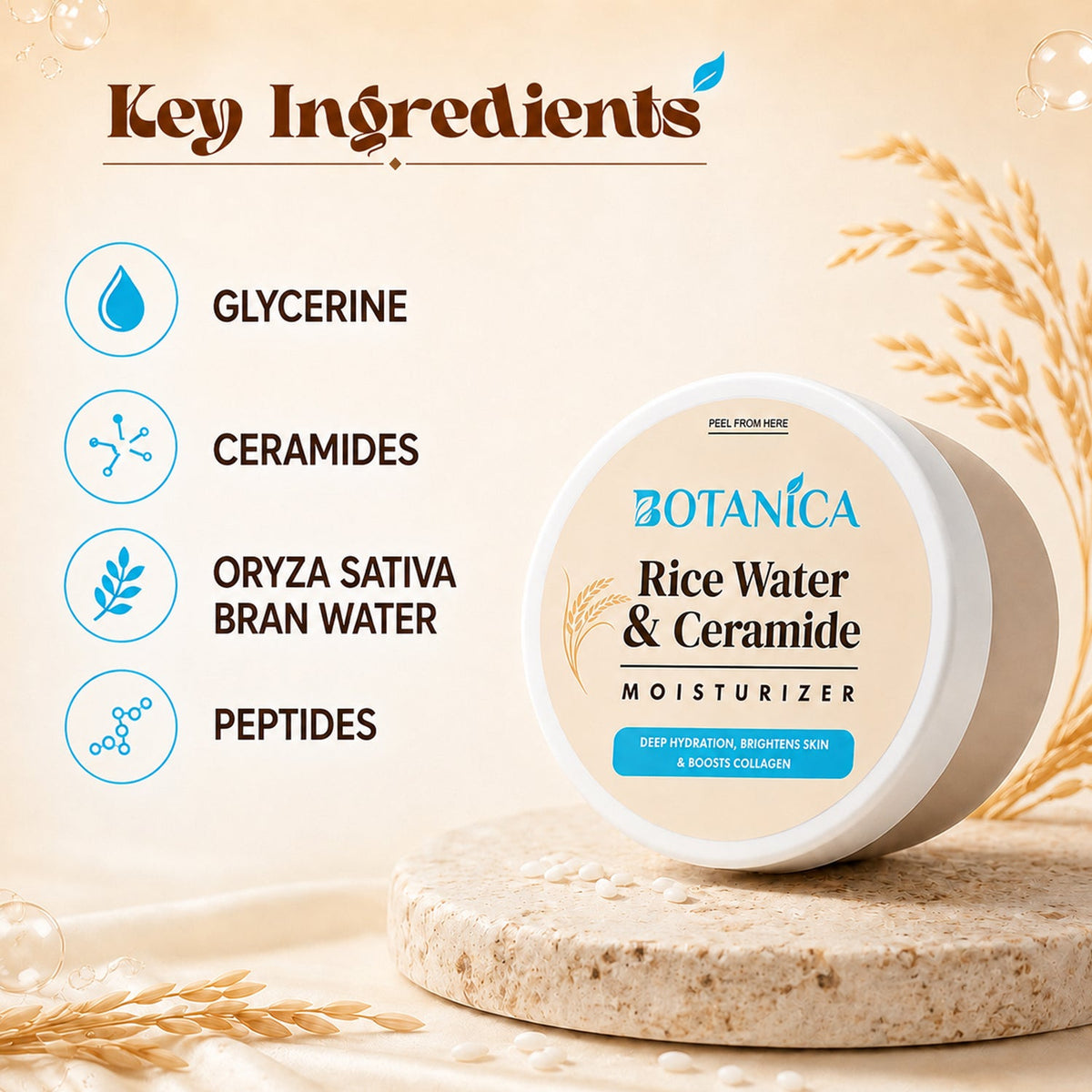  BOTANICA Rice Water & Ceramide Moisturiser