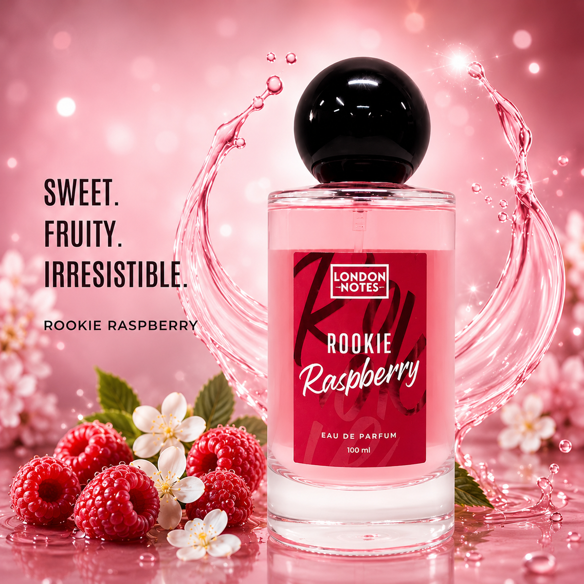 London Notes | Rookie Raspberry Perfume for Women Long Lasting | Strawberry Musk Notes