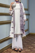 Komal's FE-133 Formal Embroidered Chiffon 3PC Suit