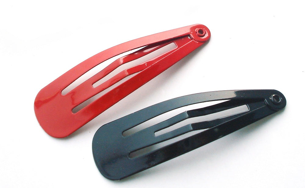 Basicare Snap Clips, No Slip Metal Hair Barrette, Tic Tac Hair Clip, Hair Accessories For Women, Girls, Toddlers & Kids. Pack