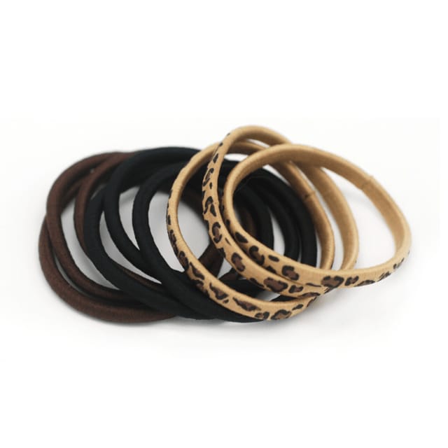 Basicare Long Lasting Snag Free Elastic. No Metal Hair Elastics, Elastic Hair Band For Thick, Curly And Straight Hair Ponytai