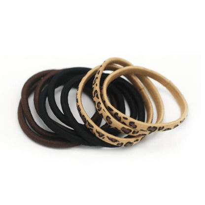 Basicare Long Lasting Snag Free Elastic. No Metal Hair Elastics, Elastic Hair Band For Thick, Curly And Straight Hair Ponytai