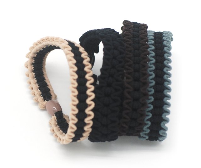 Basicare Ponytail & Ball Connector, No Metal Hair Elastics, Elastic Hair Band For Thick, Curly And Straight Hair Ponytail Hol