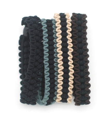 Basicare Ponytail & Ball Connector, No Metal Hair Elastics, Elastic Hair Band For Thick, Curly And Straight Hair Ponytail Hol