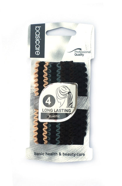 Basicare Ponytail & Ball Connector, No Metal Hair Elastics, Elastic Hair Band For Thick, Curly And Straight Hair Ponytail Hol