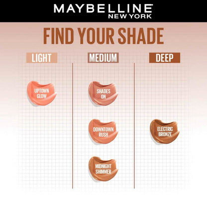 Maybelline New York Sunkisser Highlighter + Blush, Shades On, 4.7 g