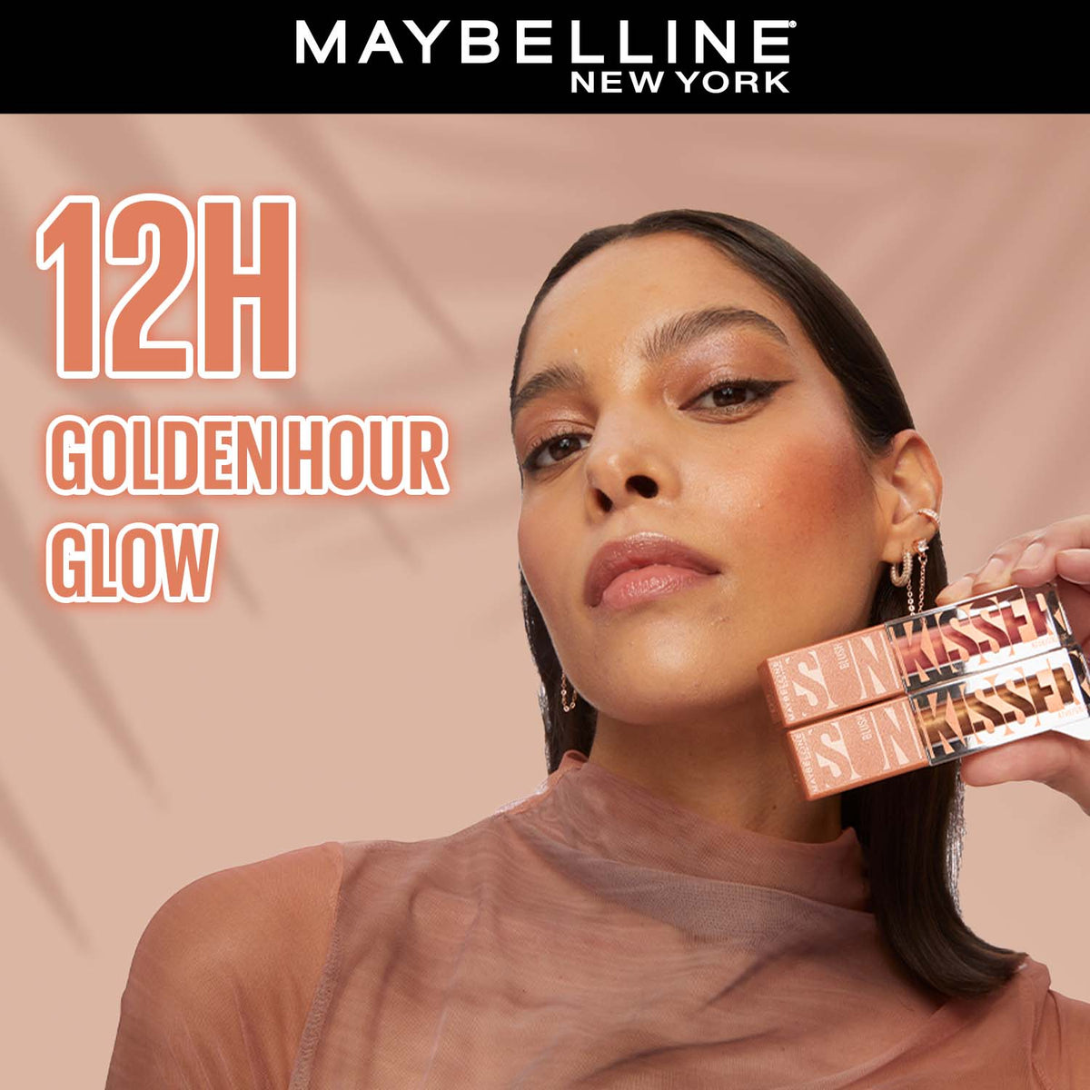 Maybelline New York Sunkisser Highlighter + Blush, Midnight Shimmer, 4.7 g