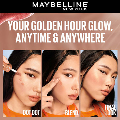 Maybelline New York Sunkisser Highlighter + Blush, Midnight Shimmer, 4.7 g